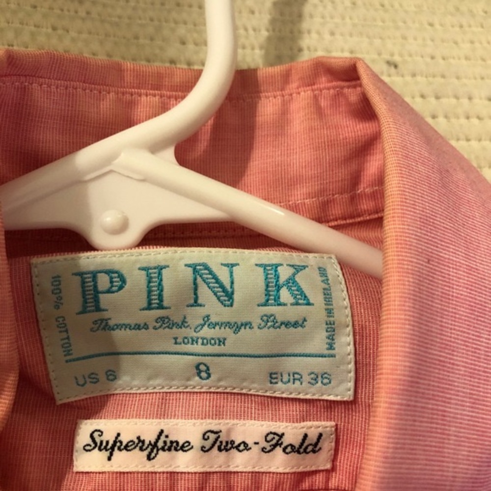 Pink collared button down - Picture 2 of 2